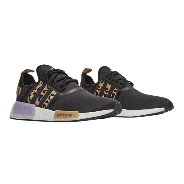 Adidas Nmd_r1 Womens Black Purple Leopard Shoes Womens Style : H00670
