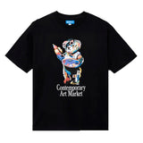 Market Art Bear T-shirt Mens Style : 399001801