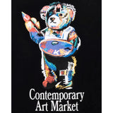 Market Art Bear T-shirt Mens Style : 399001801