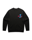 Rebel X Code Rebel Cartoon Vibe Crewneck Mens Style : Rxccrw006