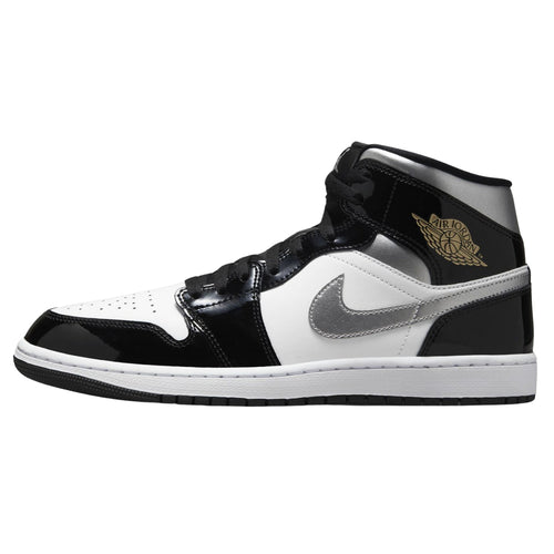 Jordan 1 Mid Se "Patent Black" Mens Style : Hv0789