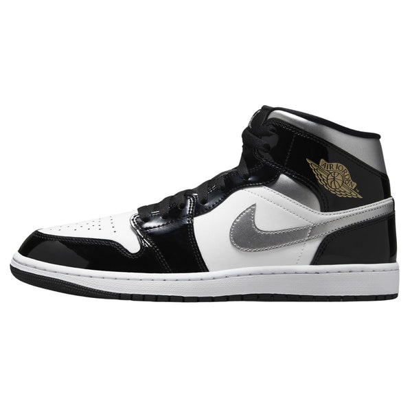 Jordan 1 Mid Se "Patent Black" Mens Style : Hv0789