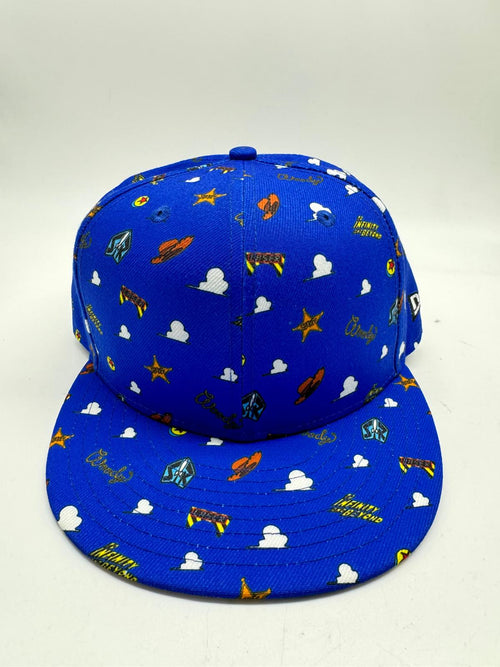 New Era 9fifty Pc Scatter Toy Story Woody & Buzz Snapback Unisex Style : 12392787