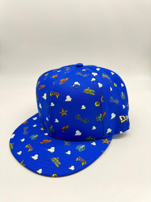 New Era 9fifty Pc Scatter Toy Story Woody & Buzz Snapback Unisex Style : 12392787