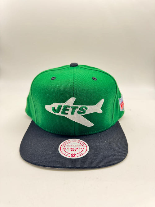 Mitchell&ness New York Jets Retro Adjustable Fit Hat Unisex Style : Hhh-nc97z