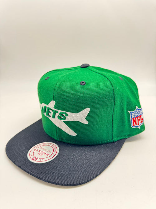 Mitchell&ness New York Jets Retro Adjustable Fit Hat Unisex Style : Hhh-nc97z