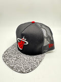 New Era 9fifty Miami Heat Elephant Hook A-frame Strapback Unisex Style : Hhh-88498999