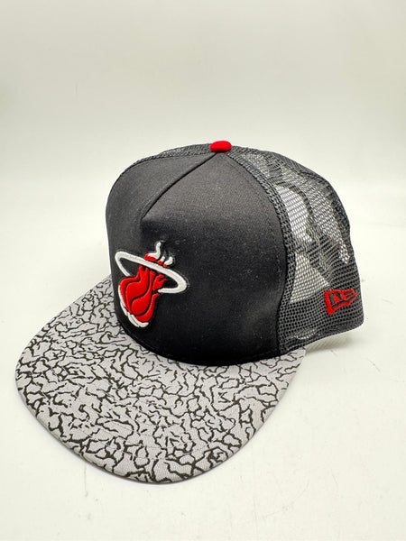 New Era 9fifty Miami Heat Elephant Hook A-frame Strapback Unisex Style : Hhh-88498999