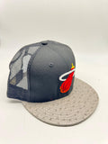 New Era 9fifty Miami Heat Adjustable Strapback Unisex Style : Hhh-88498784