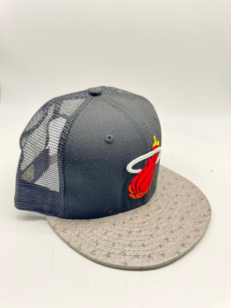 New Era 9fifty Miami Heat Adjustable Strapback Unisex Style : Hhh-88498784
