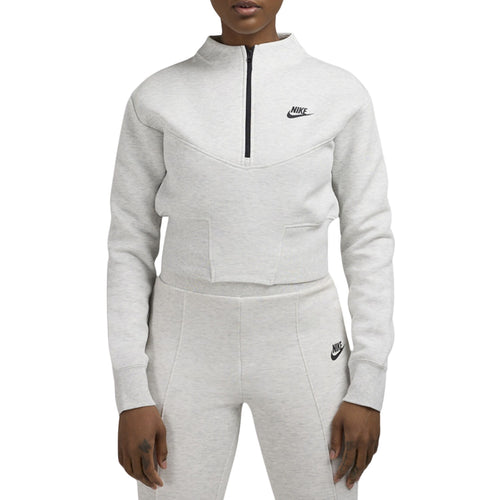 Nike Sportswear Tech Fleece Cropped 1/2-zip Top Womens Style : Hj1031