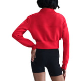 Nike  Sportswear Tech Fleece Cropped 1/2-zip Top Womens Style : Hj1031