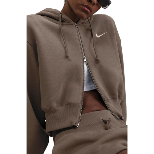 Nike Sportswear Phoenix Fleece Women's Loose Cropped Full-zip Hoodie Womens Style : Hj0940