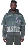 Smoke Rise Luxe Club Mesh 2-fer Hoodie Mens Style : Fo25674