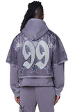 Smoke Rise Luxe Club Mesh 2-fer Hoodie Mens Style : Fo25674
