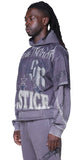 Smoke Rise Luxe Club Mesh 2-fer Hoodie Mens Style : Fo25674