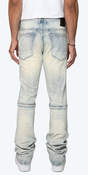 Smoke Rise All Rhinestone Jeans Mens Style : Jp25536
