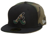 New Era Atlanta Braves Fitted Hat Mens Style : Hat295
