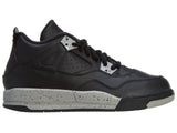 Nike Jordan 4 Retro LS BP Black Tech Grey Oreo  Boys / Girls Style :707430