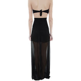 Giorgio West Power Mesh Covered Maxi Womens Style : Bl5002