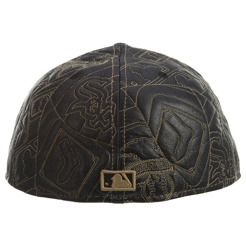 New Era True Fitted Leather Mens Style : Hat007