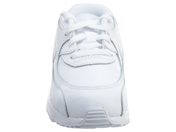 Nike Air Max 90 White Leather Casual Shoes  Boys / Girls Style :833416