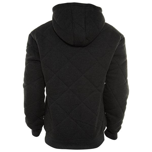 Plaza Quilted Zip-Up Hoodie Jacket Mens Style : P001