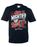 Mighty Healthy Short Sleeve Slogan Crewneck T-Shirt Mens Style : RN113647