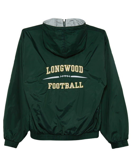 Augustia  Longwood Football Elastic Cuffs Hooded Fleece Lined Jacket Mens Style : 3280