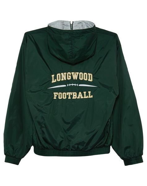 Augustia  Longwood Football Elastic Cuffs Hooded Fleece Lined Jacket Mens Style : 3280
