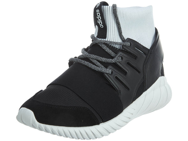 Adidas Tubular Doom Mens BA7555 Black White TwoTone Knit Mens Style :BA7555