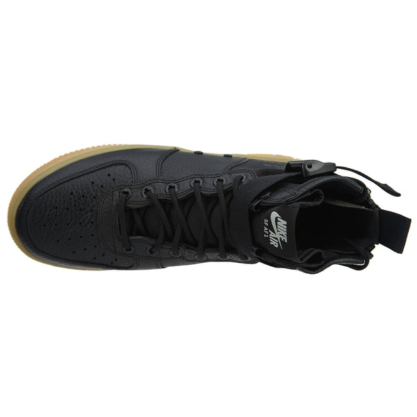 Nike SF Air Force 1 Mid Black Gum Light Brown Womens Style :AA3966