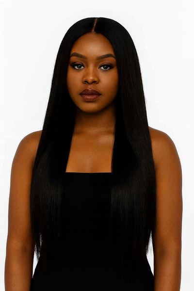 GoldTag 5x5 HD Closure Wig - 12A Straight 100% Virgin Human Hair (nylon cap sold separately)