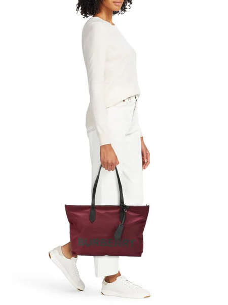 Nylon Logo Tote