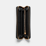 Long Zip Around Wallet - Cross Grain Leather