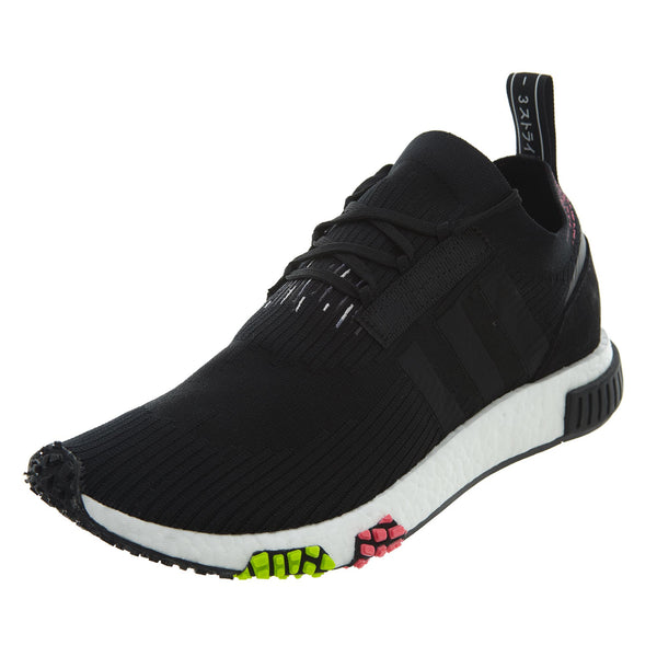 Adidas Originals NMD Racer Primeknit in Core Black/pink  Mens Style :CQ2441