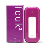 FCUK 3 FOR HER by FRENCHCONNECTION - EDT SPRAY
