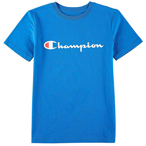 Champion Horizontal Script Logo T-shirt Big Kids Style : C8431r