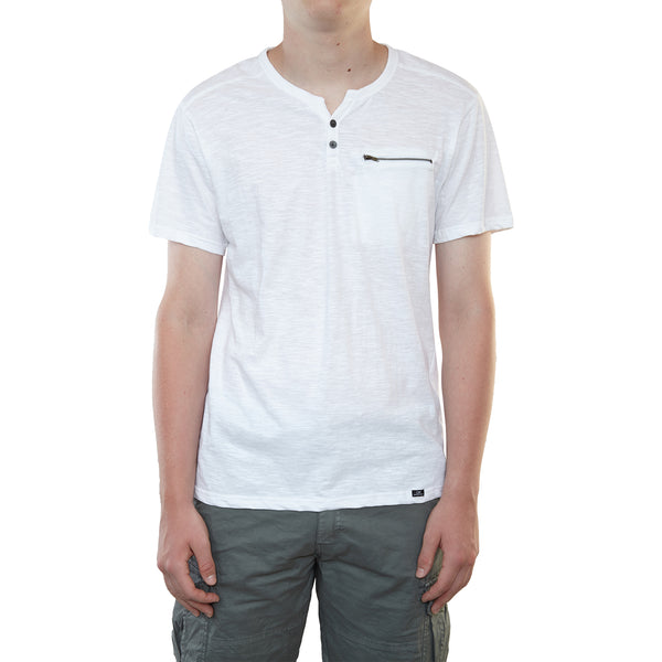 Giorgio West Modern Fit Pocket Zip Tee Mens Style : Dp1304ct