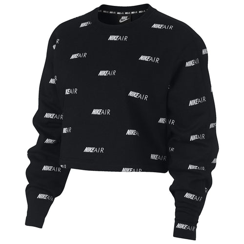 Nike Printed Fleece Crew Womens Style : Bv9006-010