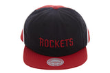 Mitchell&ness Anorak Huston Rockets Snapback #30 Unisex Style : Bh78b9-BLACK