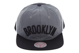 Mitchell&ness Anorak Brooklyn Nets Snapback #30 Unisex Style : Bh78b9-GREY