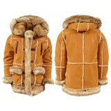 Jordan Shearling Coat Big Kids Style : 91393b