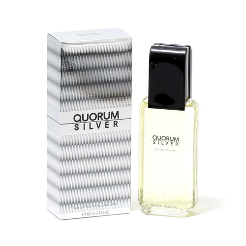 QUORUM SILVER MEN by PUIG- EDT SPRAY