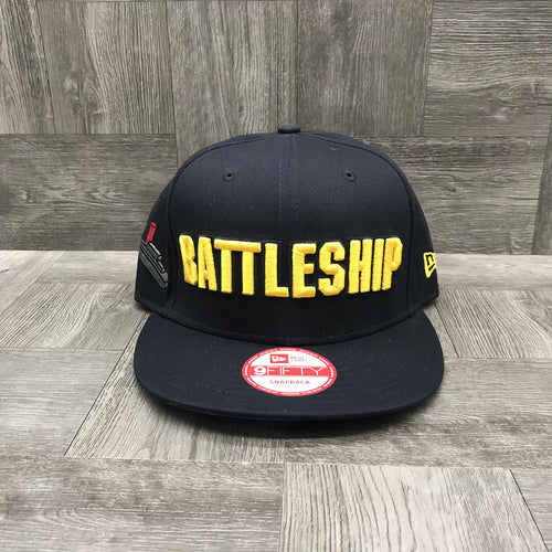 New Era Battleship Boardgame Wordmark Logo Adjustable Snapback Unisex Style : Rn11493