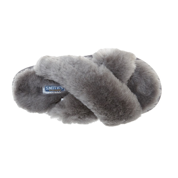 Smith's Work Wear Shearling Criss Cross Slipper Womens Style : Sm10007