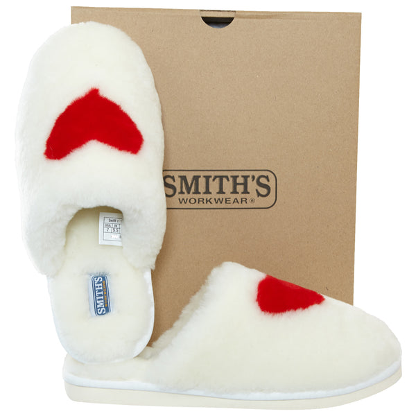 Smith's Work Wear Shearling Heart Slipper Womens Style : Sm10006