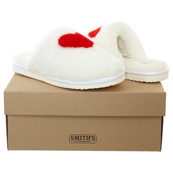 Smith's Work Wear Shearling Heart Slipper Womens Style : Sm10006