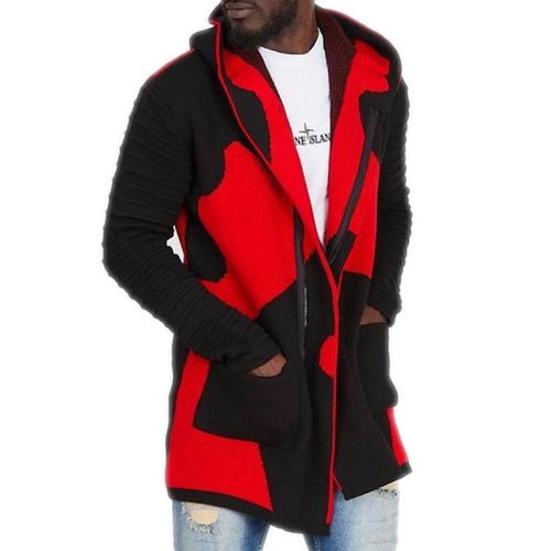 One In A Million Hooded Cardigan Sweater Mens Style : S2002-3