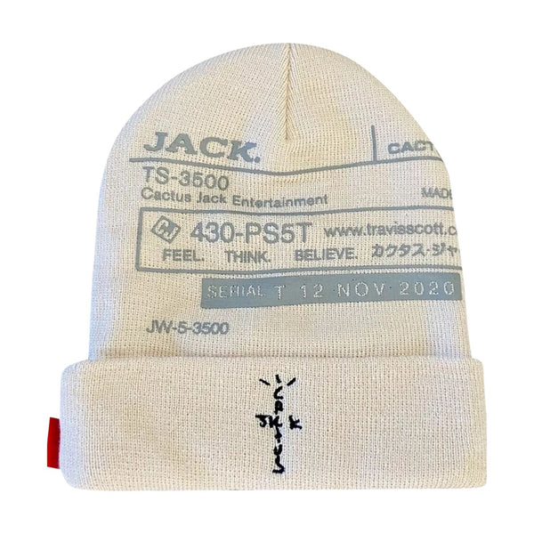 Travis Scott Serial T 12 Nov 2020 Beanie Mens Style : Jw-5-3500